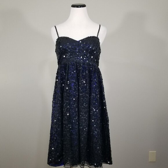 Camille La Vie Dresses & Skirts - Camielle La Vie Sequin Baby Doll Dress Cocktail Party Wedding Prom Goth Whimsy